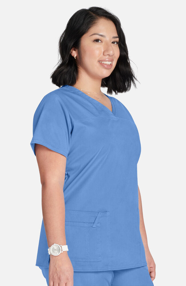 Cherokee Medical Allura Women’s Three front pockets V-Neck Top