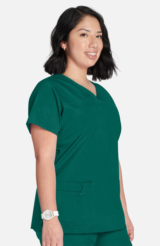Cherokee Medical Allura Women’s Three front pockets V-Neck Top