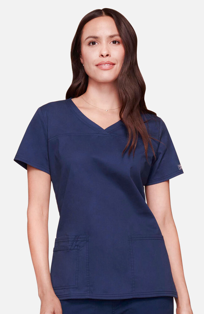 Cherokee Medical Allura Women’s Three front pockets V-Neck Top