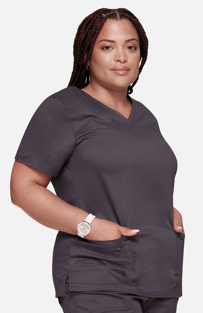 Cherokee Medical Allura Women’s Three front pockets V-Neck Top