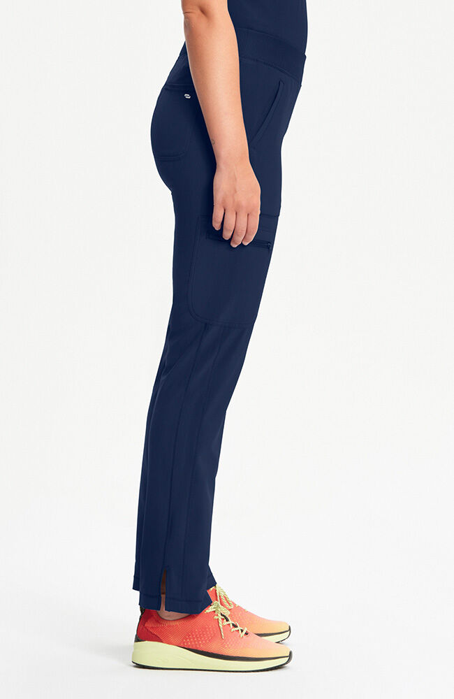 Infinity Women's Mid Rise Tapered Leg Pull-On Scrub Pant - Tall