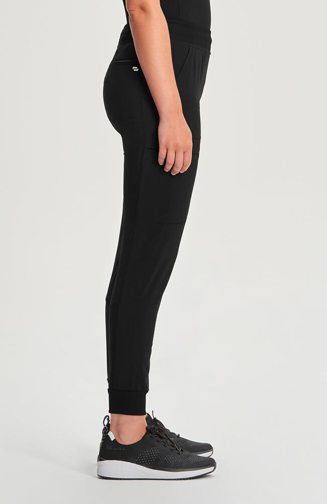 Infinity Women's Rib Trim 6-Pocket Jogger Scrub Pant - Regular
