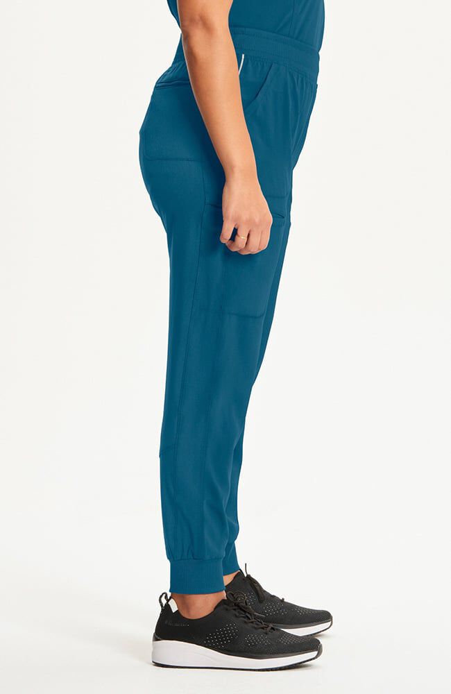 Infinity Women's Rib Trim 6-Pocket Jogger Scrub Pant - Regular