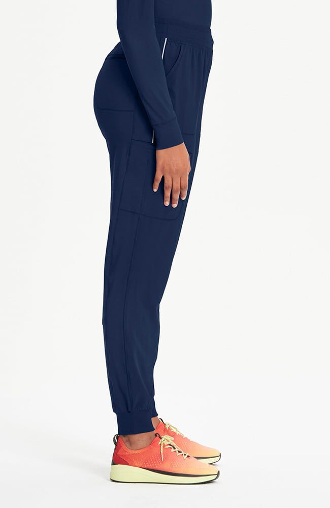 Infinity Women's Rib Trim 6-Pocket Jogger Scrub Pant - Regular