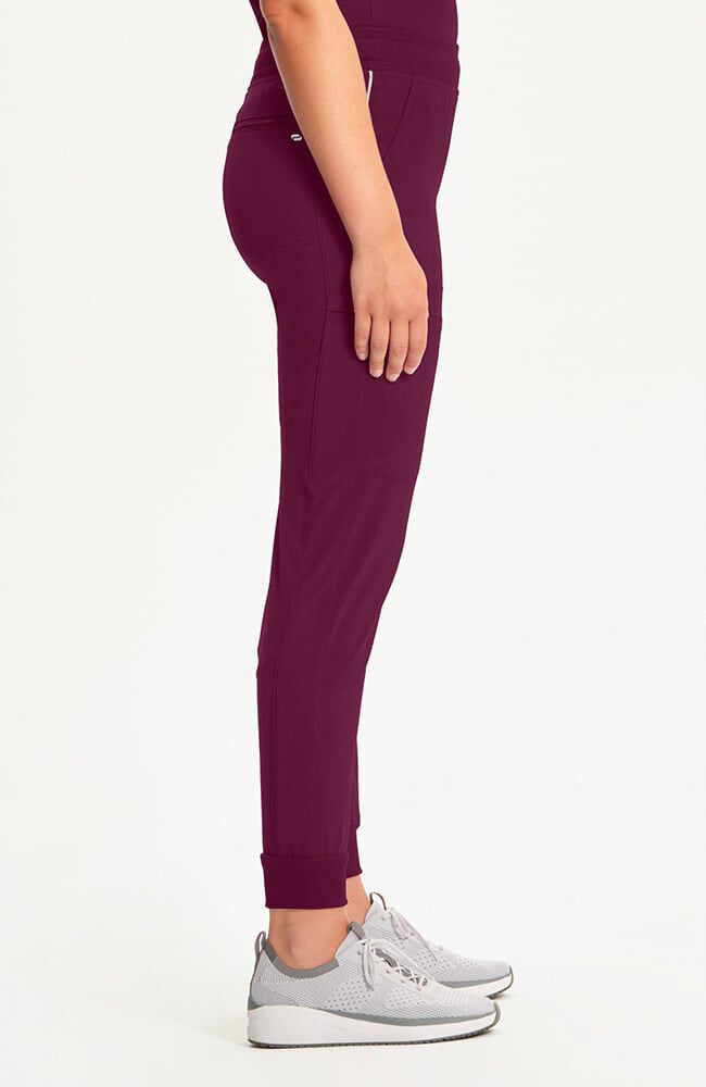 Infinity Women's Rib Trim 6-Pocket Jogger Scrub Pant - Regular
