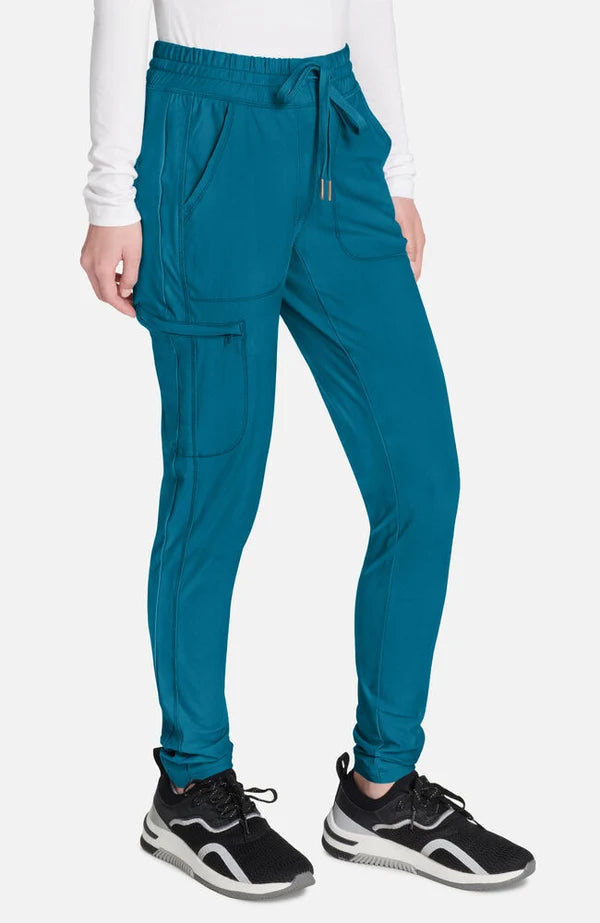 Cherokee Medical FORM Women's Mid Rise Tapered Leg Drawstring Scrub Pant - Petite