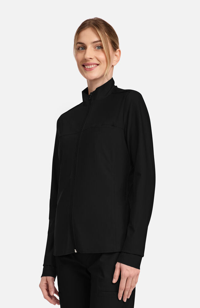 Cherokee Medical FORM Women's Knit 3-Pocket Zip Front Scrub Jacket