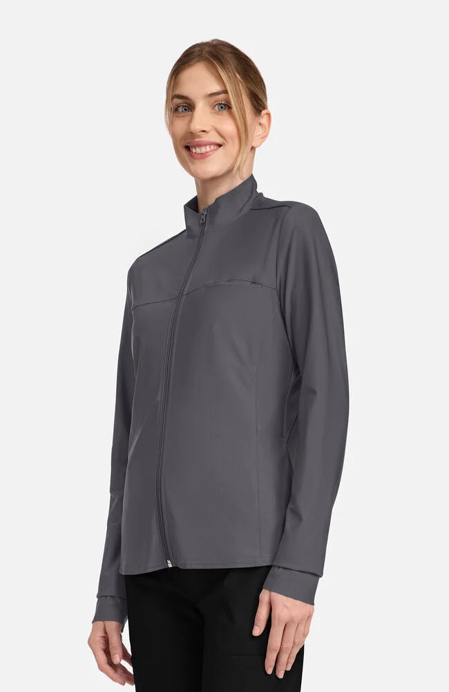 Cherokee Medical FORM Women's Knit 3-Pocket Zip Front Scrub Jacket