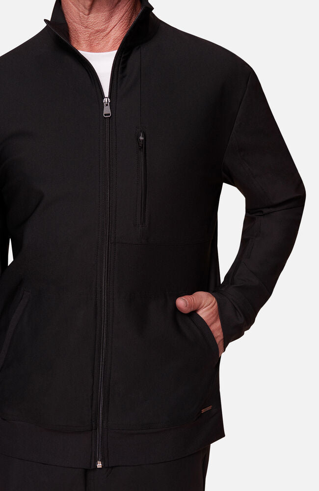 Cherokee Medical FORM Men's Zip Front Mock Neck Scrub Jacket