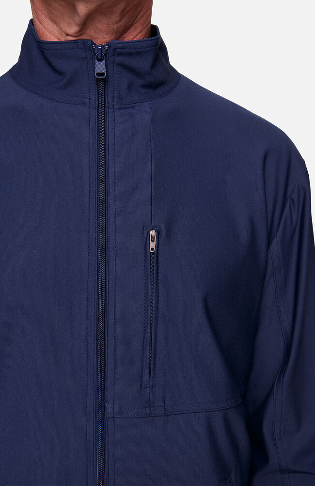 Cherokee Medical FORM Men's Zip Front Mock Neck Scrub Jacket