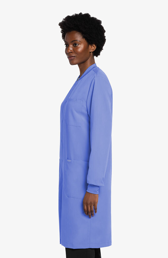 Cherokee Medical PROJECT LAB Unisex 40" Snap Front Lab Coat
