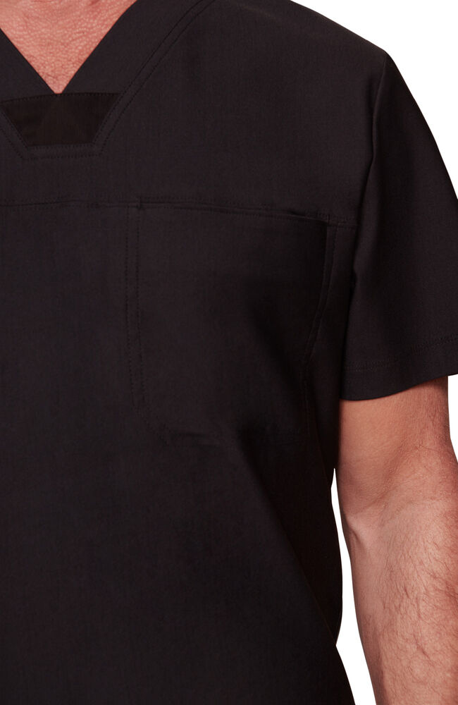 Cherokee Medical FORM Men's Mesh Panel Chest Pocket V-Neck Scrub Top