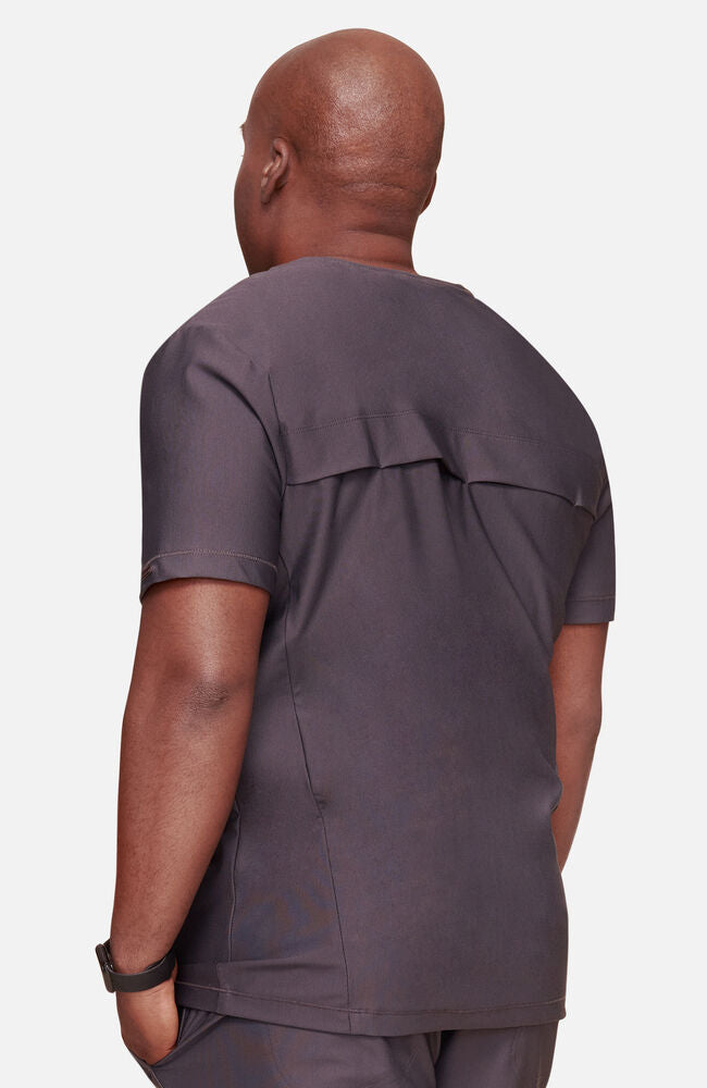 Cherokee Medical FORM Men's Mesh Panel Chest Pocket V-Neck Scrub Top