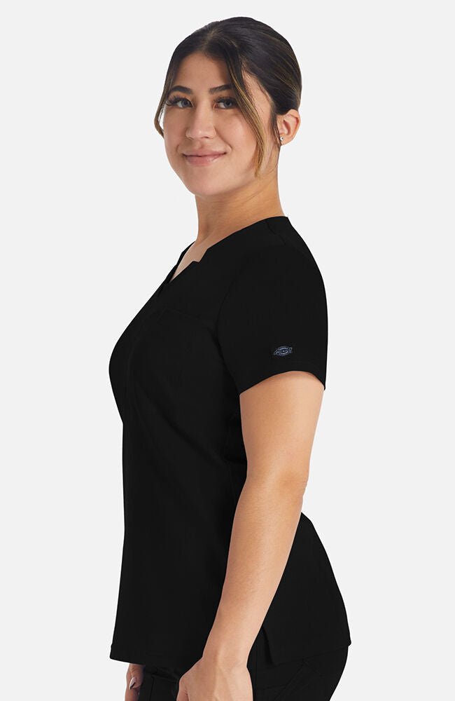 Balance by Dickies Women's Notched V-Neck Scrub Top