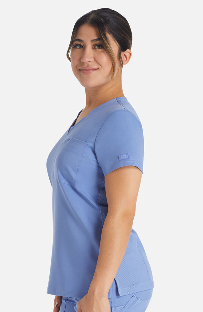 Balance by Dickies Women's Notched V-Neck Scrub Top