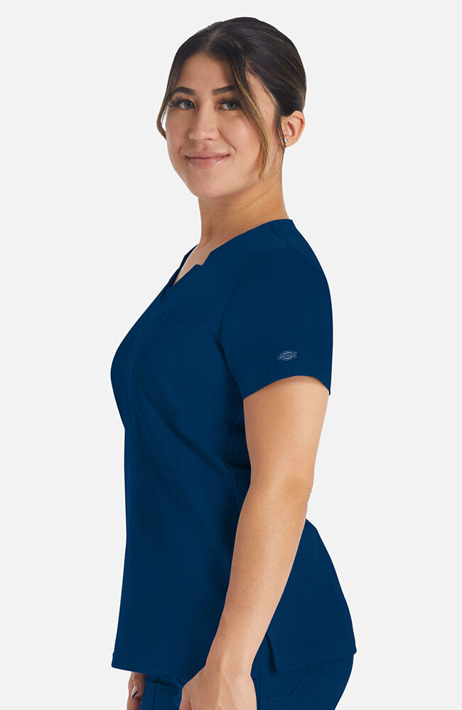 Balance by Dickies Women's Notched V-Neck Scrub Top
