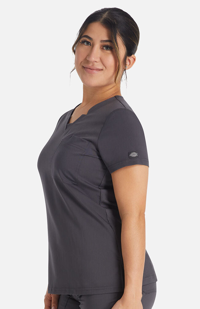 Balance by Dickies Women's Notched V-Neck Scrub Top