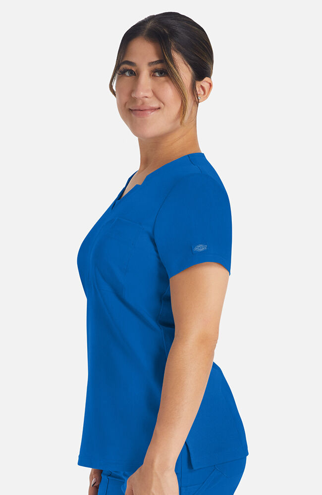 Balance by Dickies Women's Notched V-Neck Scrub Top