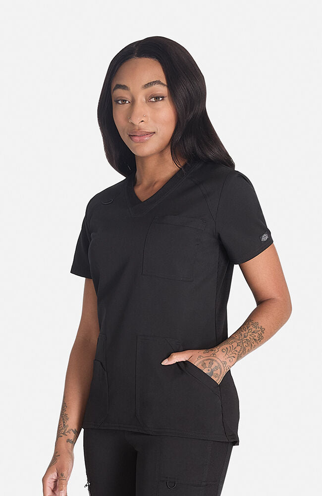 Balance by Dickies Women's V-Neck Solid Scrub Top