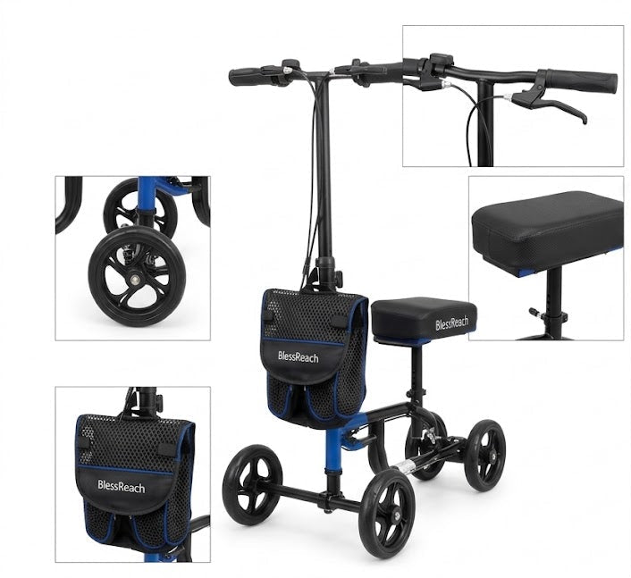 A2Z Mobility-T550BLK knee scooter - Black (1 EA)