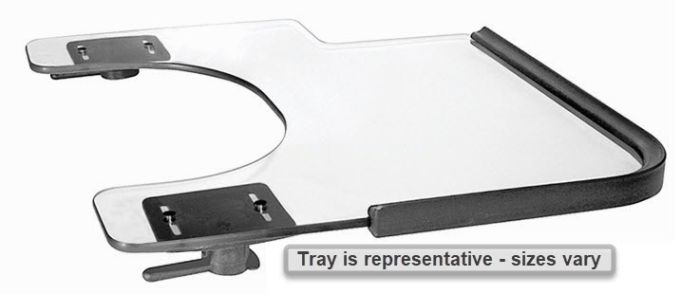 Therafin Tray, Clear, 22W X 21D W/ 13X8 Bc