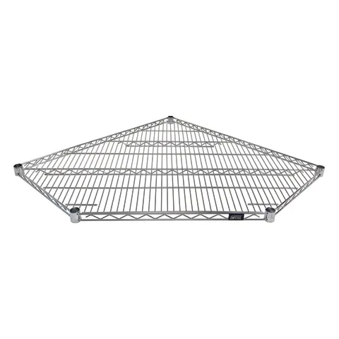 Marketlab-50468 Corner Wire Shelf Chrome, 18"W x 36"L, 1/ea