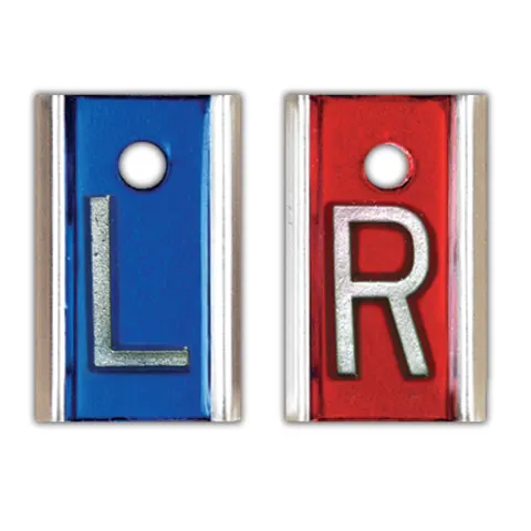 Newmatic Medical/Marketlab-5128 Elite-Style X-Ray Markers “L” and “R”, 2/pk