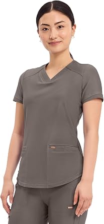 Cherokee Medical FORM Women's Curved Hemline V-Neck Scrub Top