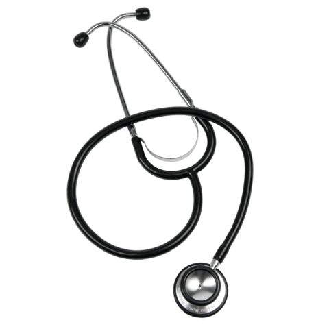 Hopkins Medical/Marketlab-516668 Black Dual Head Stethoscopes, Pack of 6, 1/ea