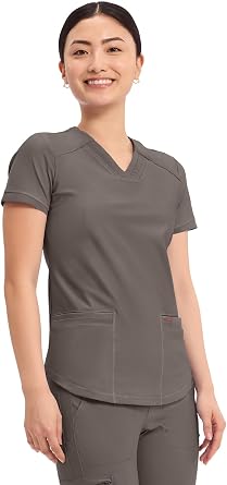 Cherokee Medical FORM Women's Curved Hemline V-Neck Scrub Top