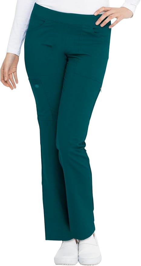 Balance by Dickies Women's Mid Rise Tapered Leg Pull-On Scrub Pant - Tall