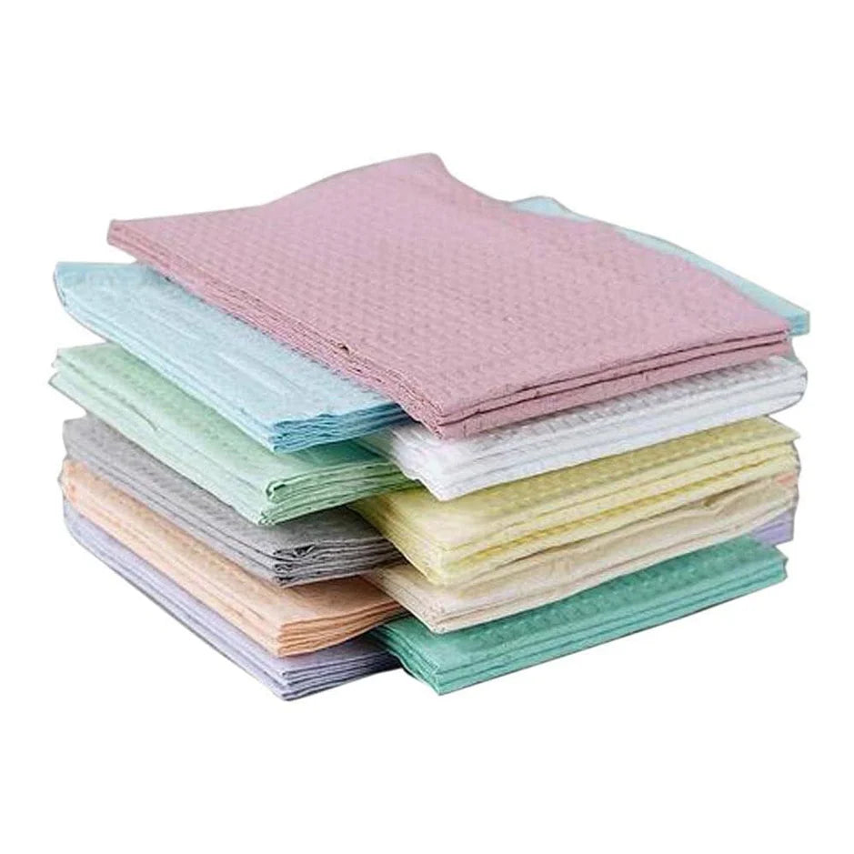 TIDI Products Towel, 13in. x 18in.,3-Ply Tissue, Latex Free (LF)