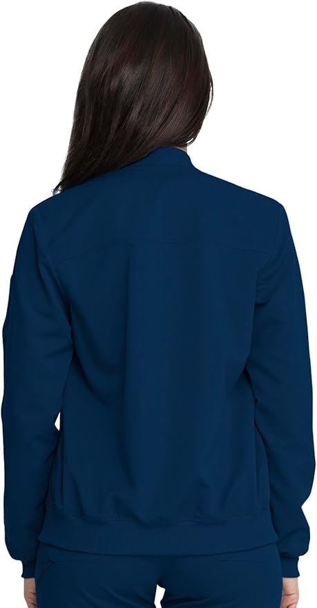 Balance by Dickies Women's Zip Front Solid Scrub Jacket