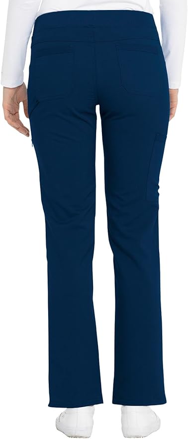 Balance by Dickies Women's Mid Rise Tapered Leg Pull-On Scrub Pant - Petite