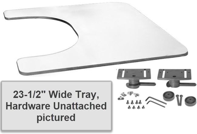 Therafin Tray, Clear, 23.5W X 22D W/ 15X9 BC