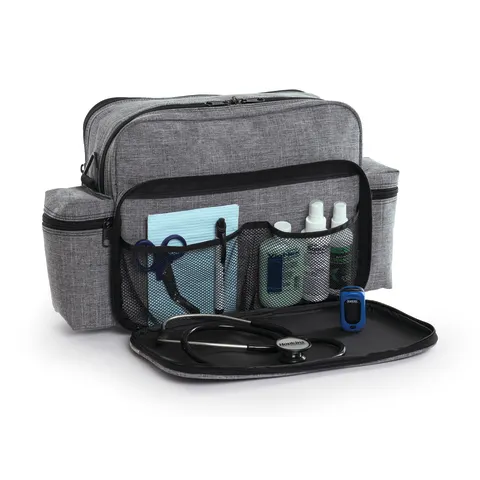Hopkins Medical/Marketlab-530642-HGR Antimicrobial Original Home Health Shoulder Bag,1/ea