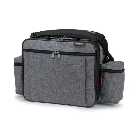 Hopkins Medical/Marketlab-532021-HGR Antimicrobial EZ View Med Bag® • 14"W x 8"D x 11.75"H, Heather Gray, 1/ea