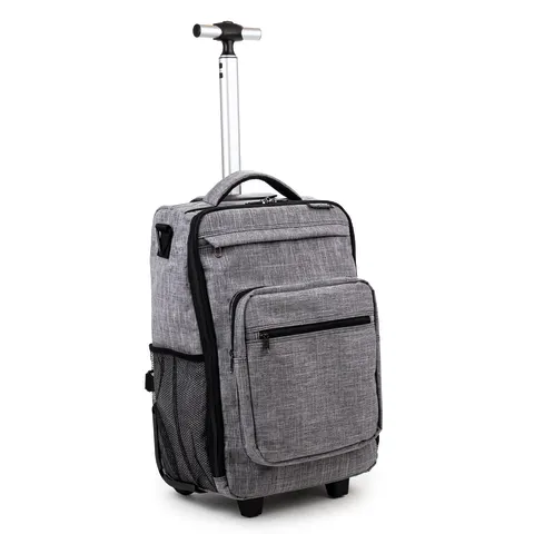 Hopkins Medical/Marketlab-532800-HGR Antimicrobial Rolling Medical Backpack • 12"W x 8.5"D x 19"H, 1/ea