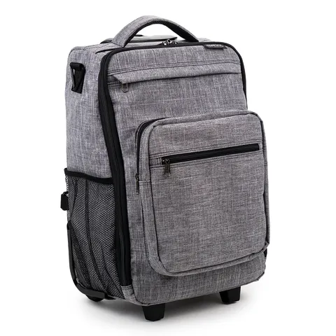 Hopkins Medical/Marketlab-532800-HGR Antimicrobial Rolling Medical Backpack • 12"W x 8.5"D x 19"H, 1/ea