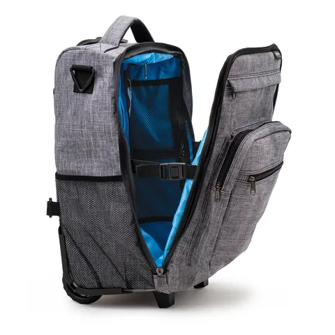 Hopkins Medical/Marketlab-532800-HGR Antimicrobial Rolling Medical Backpack • 12"W x 8.5"D x 19"H, 1/ea