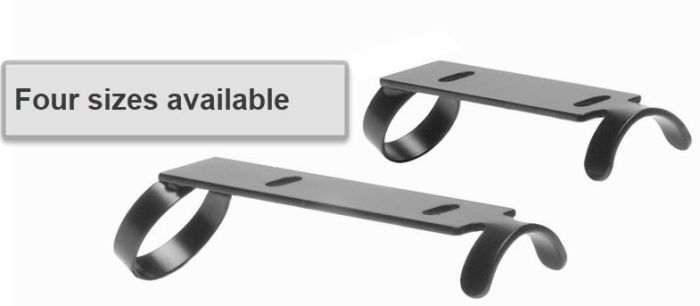 Therafin-31907-Tray Attachment, Tube Armrest Bracket, 1-3/16 x 7-1/2 Long, Pair