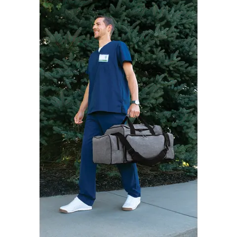 Hopkins Medical/Marketlab-539600-HGR Antimicrobial EZ-Open Shoulder Bag • 22"W x 15"D x 10"H, 1/ea