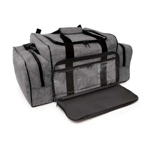 Hopkins Medical/Marketlab-539600-HGR Antimicrobial EZ-Open Shoulder Bag • 22"W x 15"D x 10"H, 1/ea