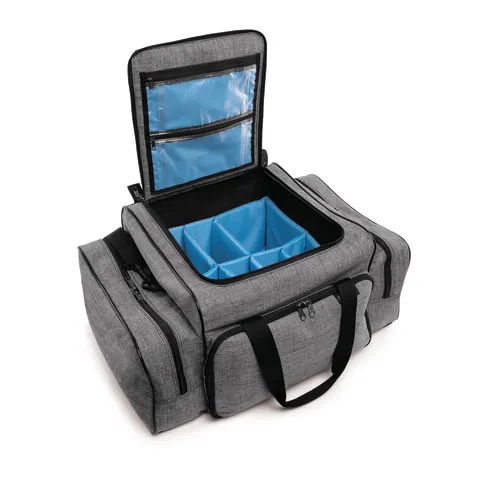 Hopkins Medical/Marketlab-539600-HGR Antimicrobial EZ-Open Shoulder Bag • 22"W x 15"D x 10"H, 1/ea