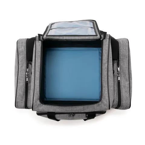 Hopkins Medical/Marketlab-539600-HGR Antimicrobial EZ-Open Shoulder Bag • 22"W x 15"D x 10"H, 1/ea