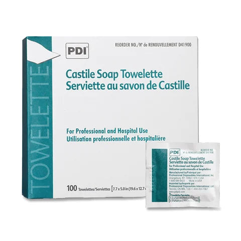 Marketlab-54070 Castile Soap Towelette, 100/pk
