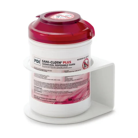 Bowman Dispensers/Marketlab-54549 Wall-Mount Holder, Wipes • 5.88"W x 6.05"D x 4.1"H • 5.13" Dia