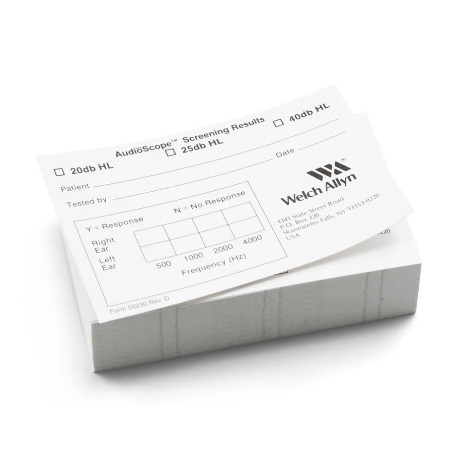 Welch Allyn/Hillrom-55230 Recording Form(Box Of 1000)
