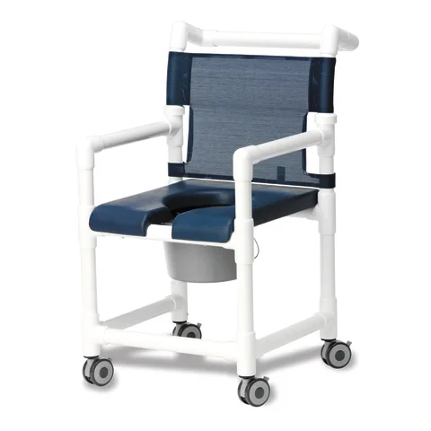 Marketlab-5917 Deluxe Two-in-One Shower-Commode Chair, 1/ea