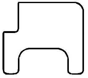 Therafin Wheelchair Table Tray, Clear Finish, 23.5 x 22, 14x9 BC